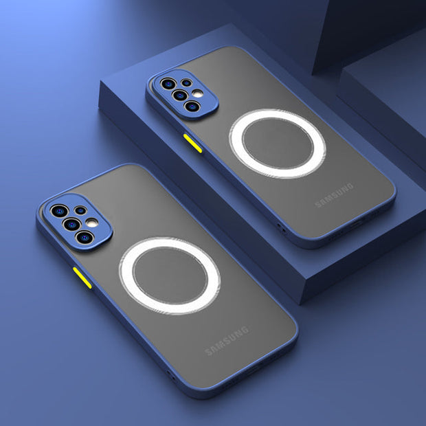 Transluzentes magnetisches stoßfestes Gehäuse für Samsung