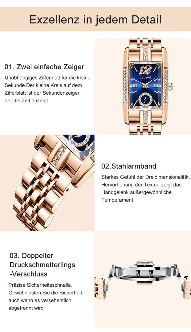 Labaoli™️ | Glänzende Luxus-Damenuhr