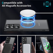 Transluzentes magnetisches stoßfestes Gehäuse für Samsung