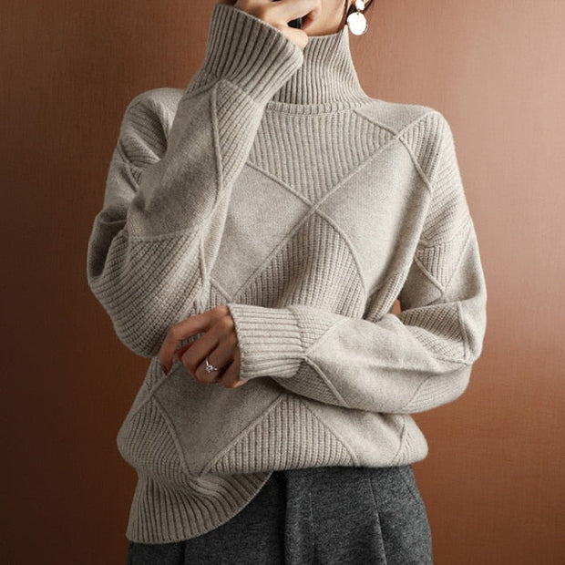 Amelia Pullover mit Rollkragen