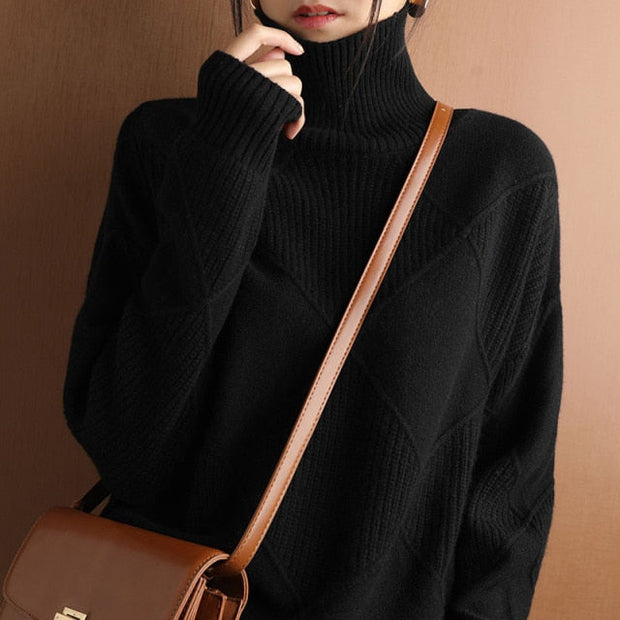 Amelia Pullover mit Rollkragen